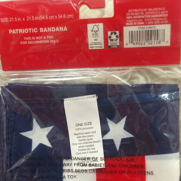 NWT | 2 🇺🇸 Bandanas - Picture 7 of 10